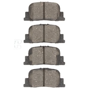 Toyota Camry Hybrid Brake Pads - Rear - R1 Concepts - Ceramic - `00-`10